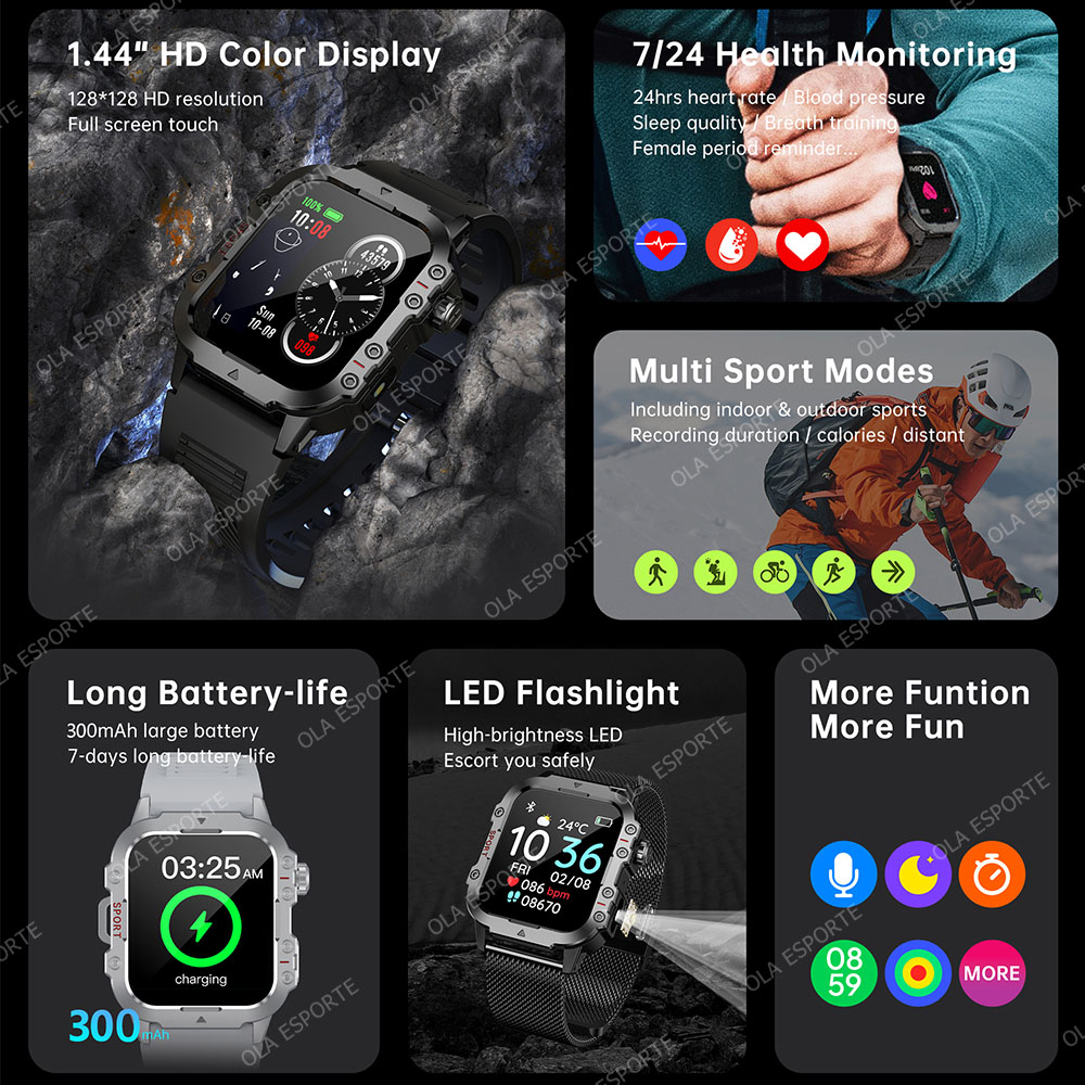 Nuovo Smartwatch Militare Robu - Smartwatch Watches For Women With Gps recensione e prezzo