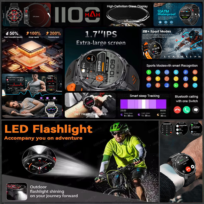 T-REX 3 Smartwatch militare da - Altimeter Compass Watch recensione e prezzo