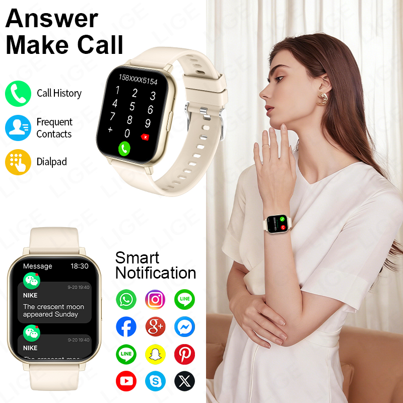 LIGE Nuovo Smartwatch HD da 1, - Smartwatch Watches Price recensione e prezzo