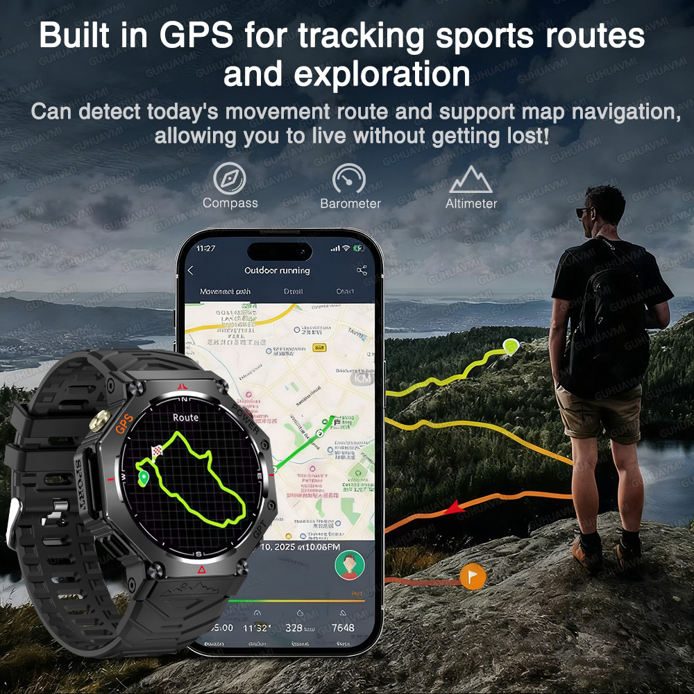 Smartwatch da Uomo MIL-STD 202 - Altimeter Compass Watch recensione e prezzo
