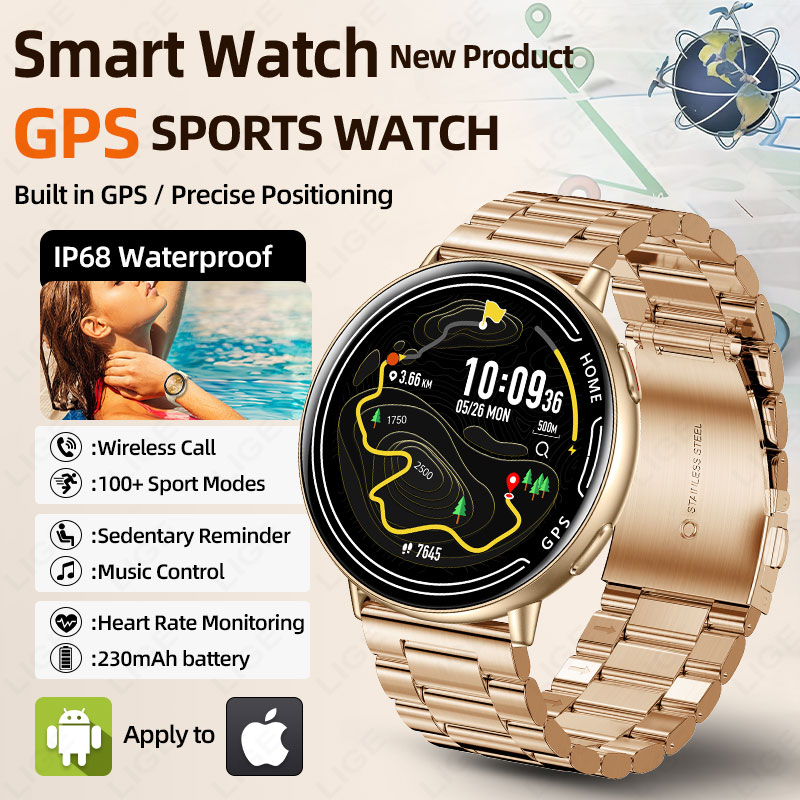 LIGE GPS Smart Watch Monitorag - Smartwatch Watches For Women With Gps recensione e prezzo