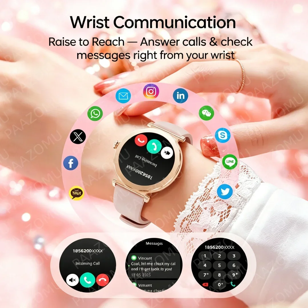 Smartwatch da donna in oro ros - Watches Ladies Smartwatch recensione e prezzo