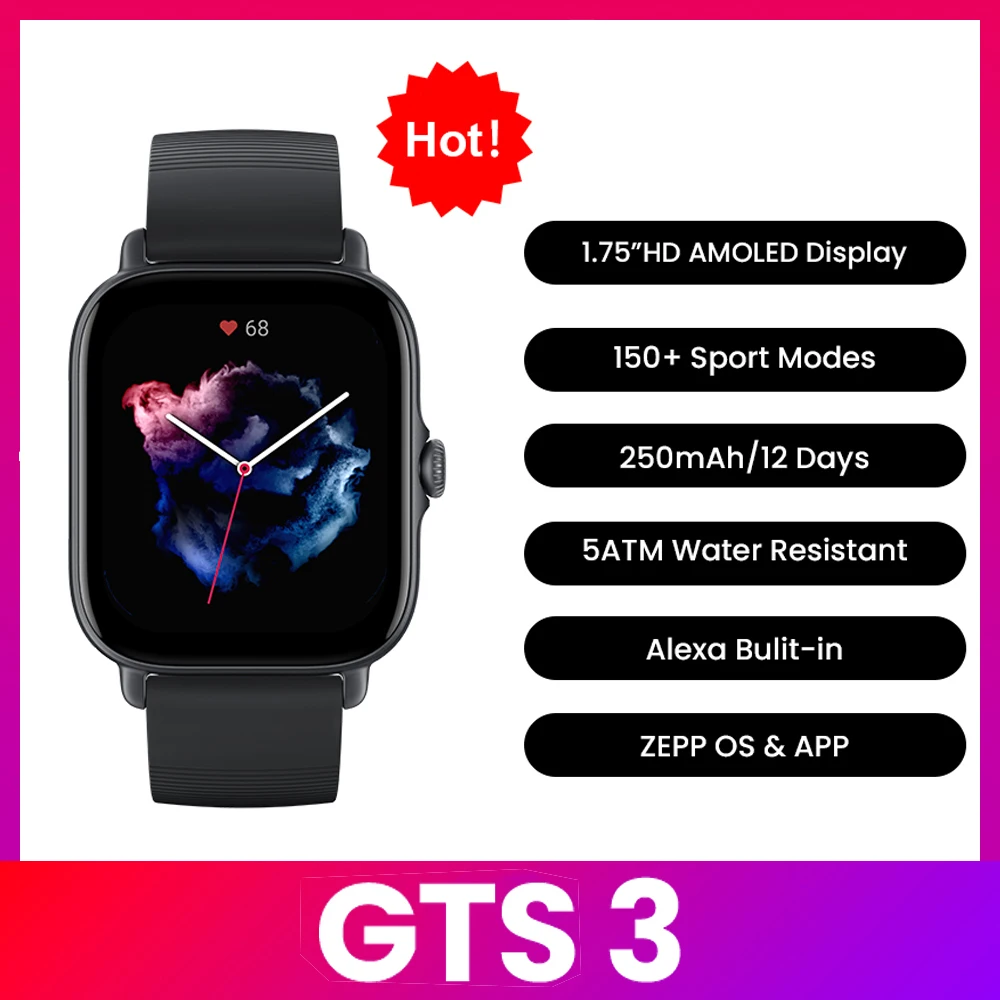 Smartwatch Amazfit GTS 3, Impe - Timex Watches Smartwatch recensione e prezzo